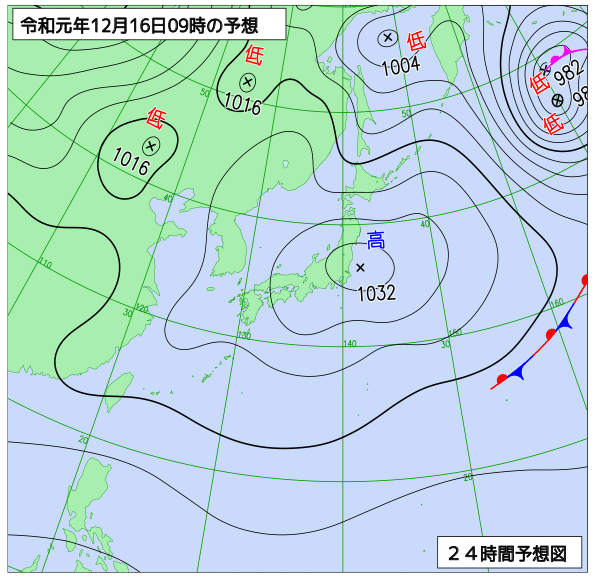 16日の風予報