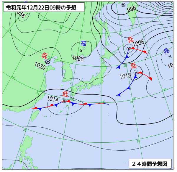 22日の風予想