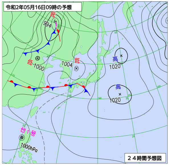 5月16日の風占い