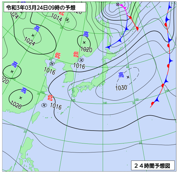 3月24日の風占い