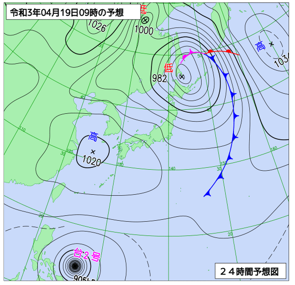 4月19日の風占い