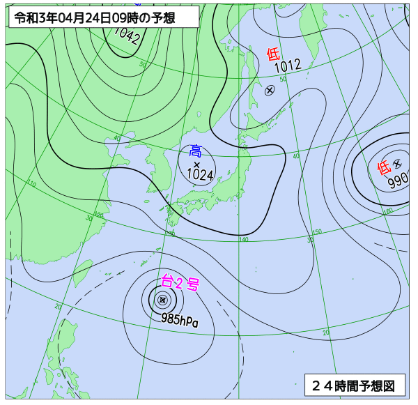 4月24日の風占い