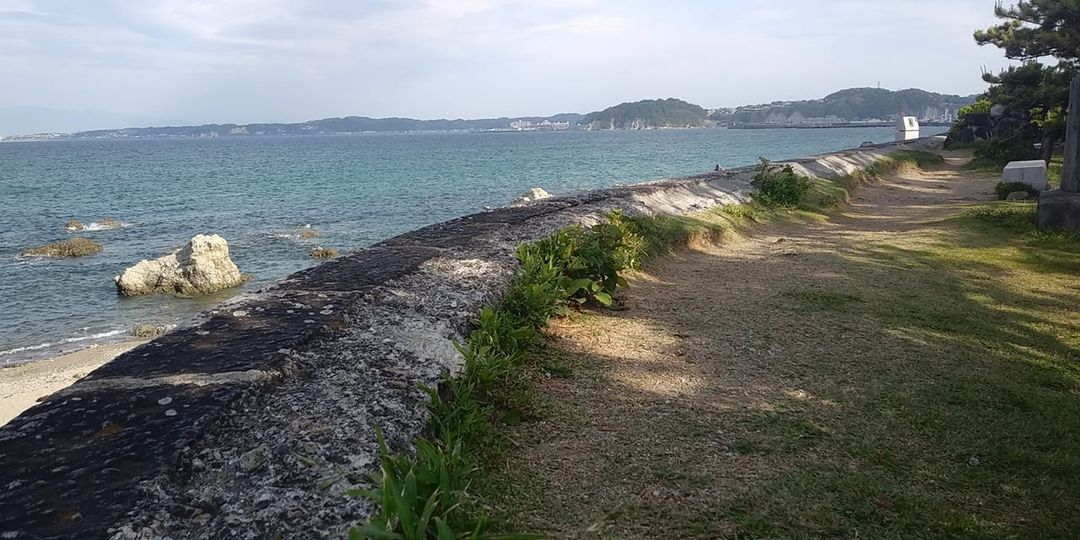 5月5日 朝の森戸海岸