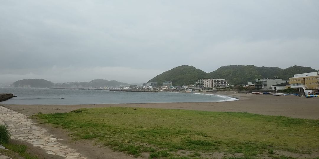 5月17日 朝の森戸海岸