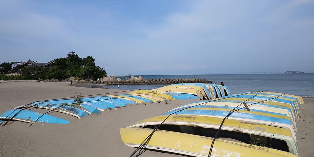 5月26日 朝の森戸海岸