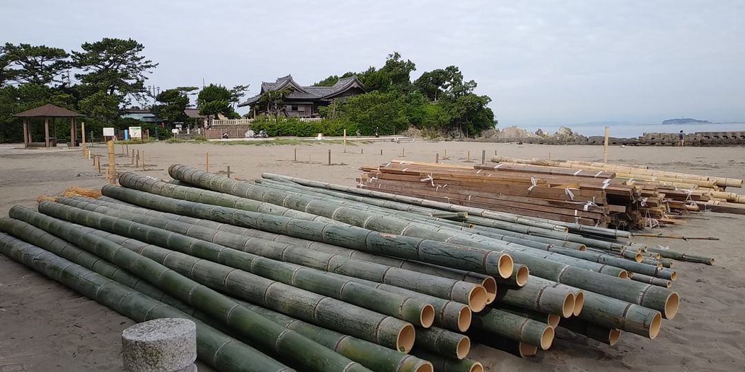 ６月２日 朝の森戸海岸