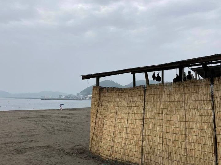 7月7日 朝の森戸海岸