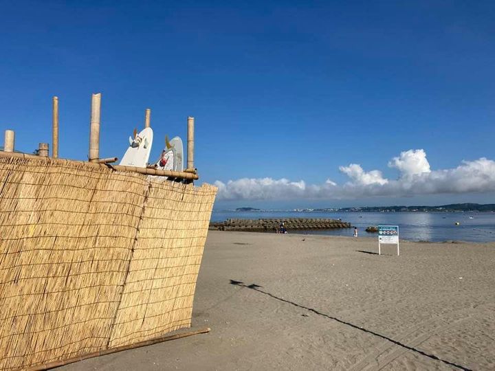 7月22日 朝の森戸海岸