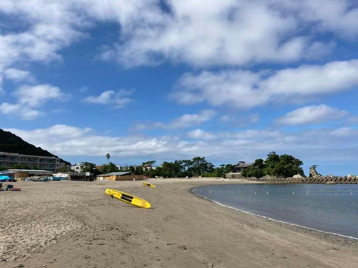 7月20日 朝の森戸海岸