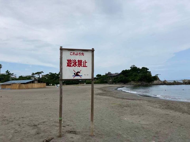 7月29日 朝の森戸海岸