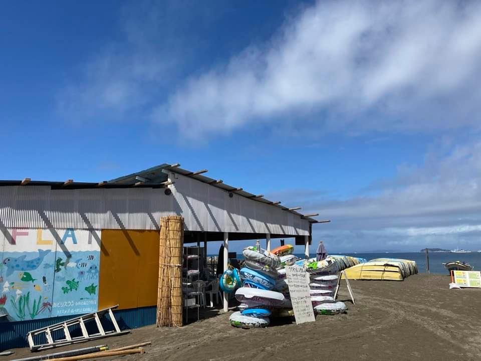 8月3日 朝の森戸海岸