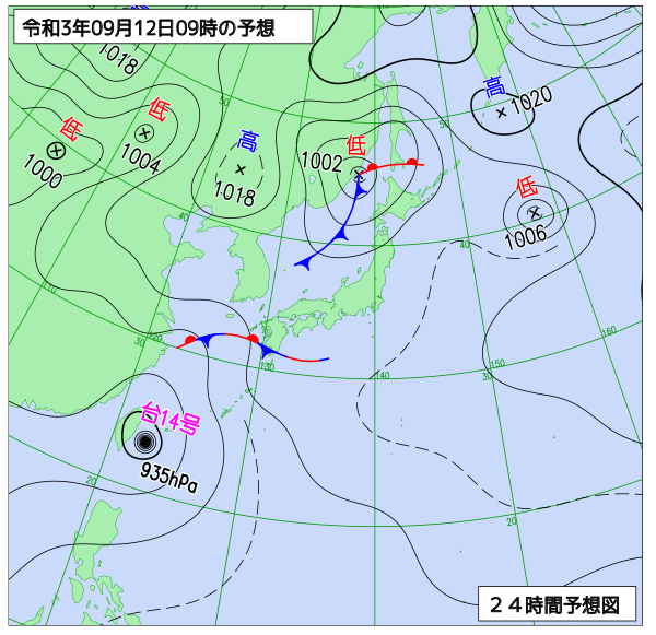 9月12日の風占い