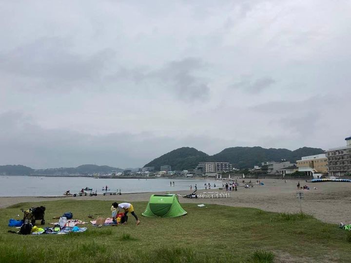 9月12日 朝の森戸海岸