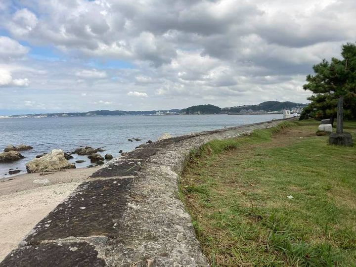 9月7日 朝の森戸海岸