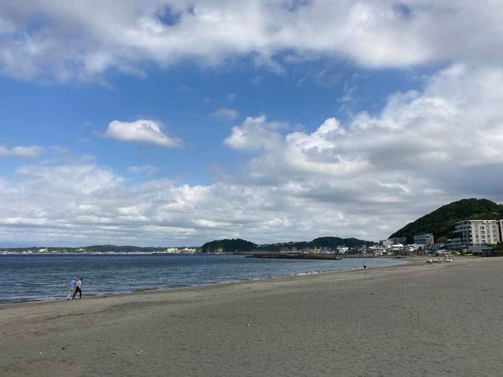 9月16日 朝の森戸海岸