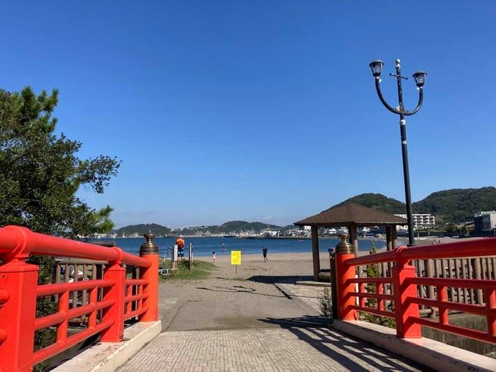 9月23日 朝の森戸海岸