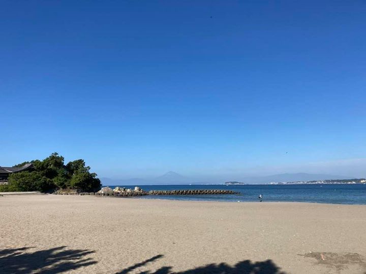 9月29日 朝の森戸海岸