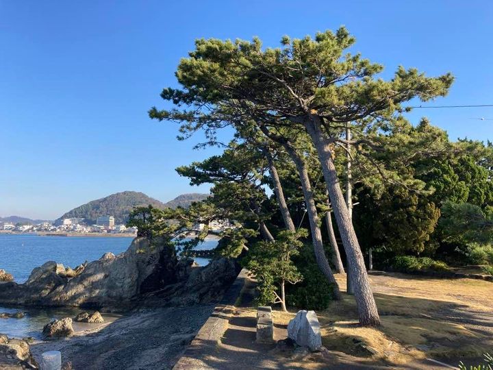 12月15日 朝の森戸海岸