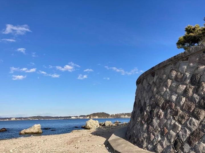 1月13日 朝の森戸海岸