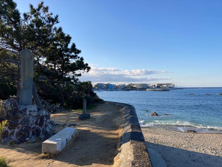 2月22日 森戸海岸の状況