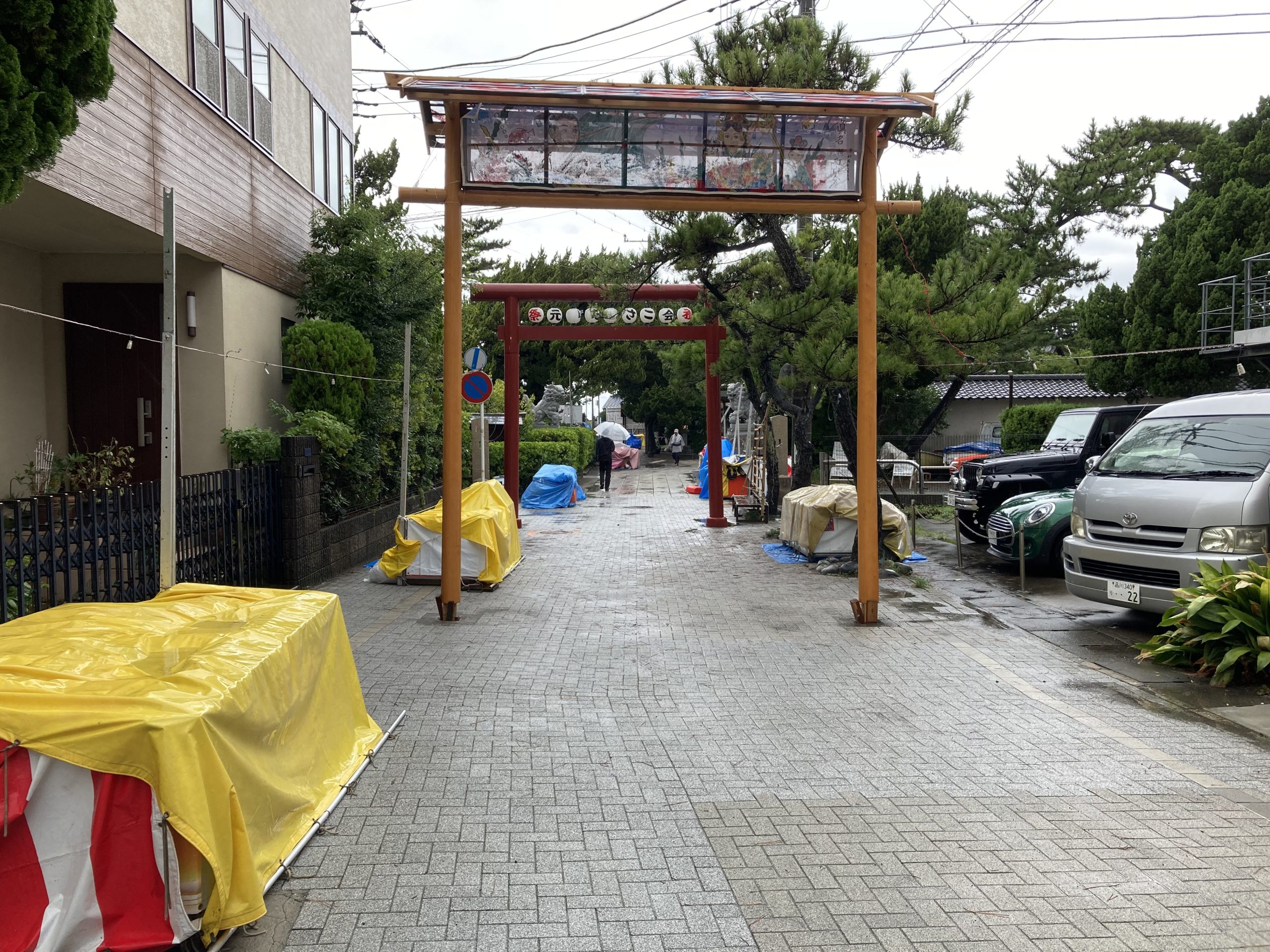 朝の森戸海岸